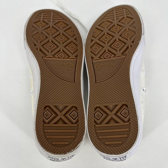 Converse Chuck Taylor II 150154C Low White Canvas Men's Size 8 Sneakers - Picture 8 of 11